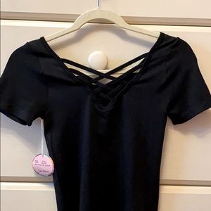 Black tee